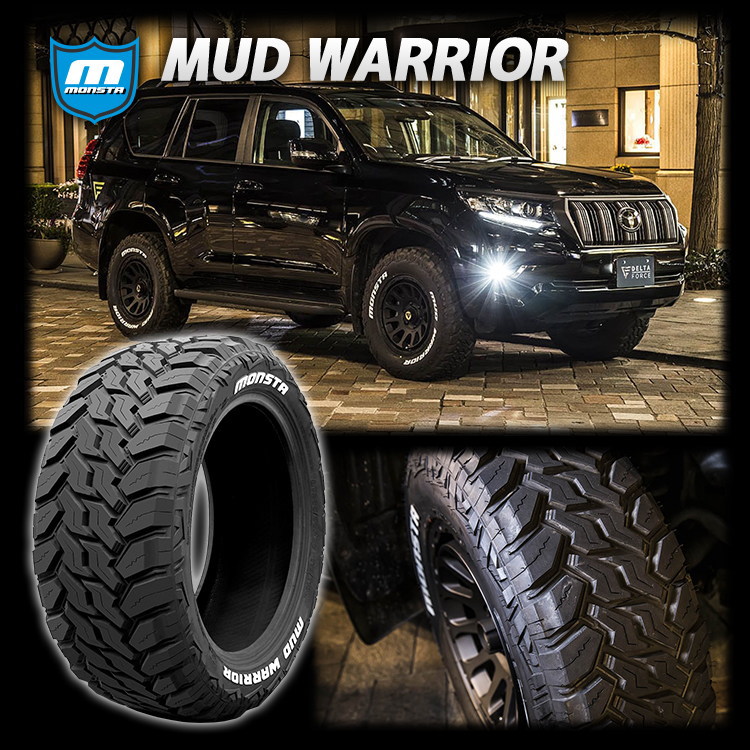 5%OFF！ 2023年製 MONSTA MUD WARRIOR 215/70R16 107/105Q LT ホワイト